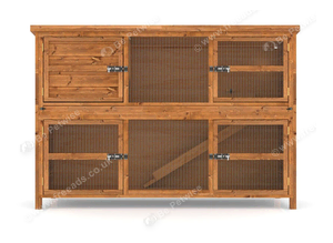 6 foot two tier rabbit hutch