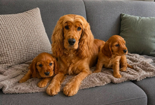 Cocker spaniel puppies