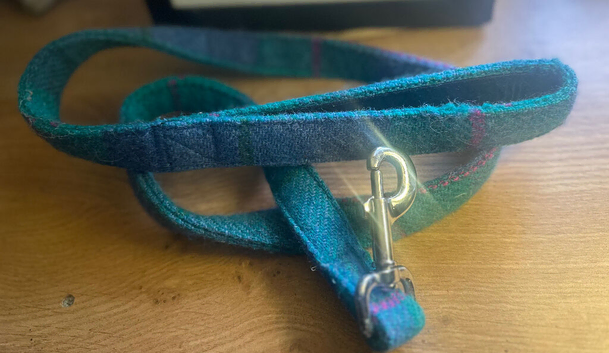 Marley moo tweed large dog lead