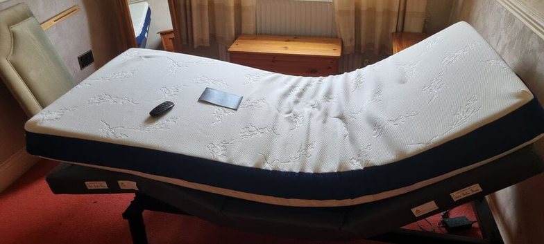 Single electric bed