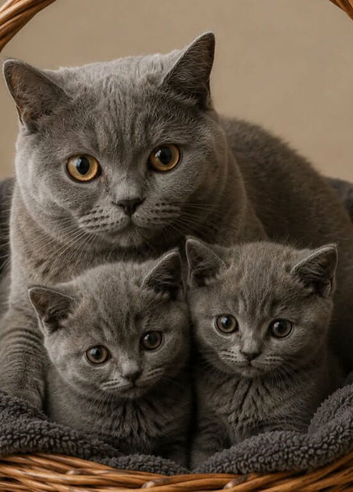 REHOME two girl British Shorthair