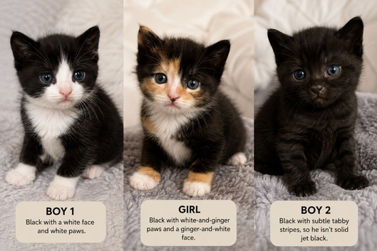 Cute kittens are looking for a home