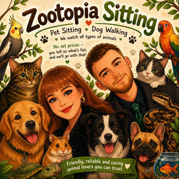 Zootopia Sitting - Pet Sitting