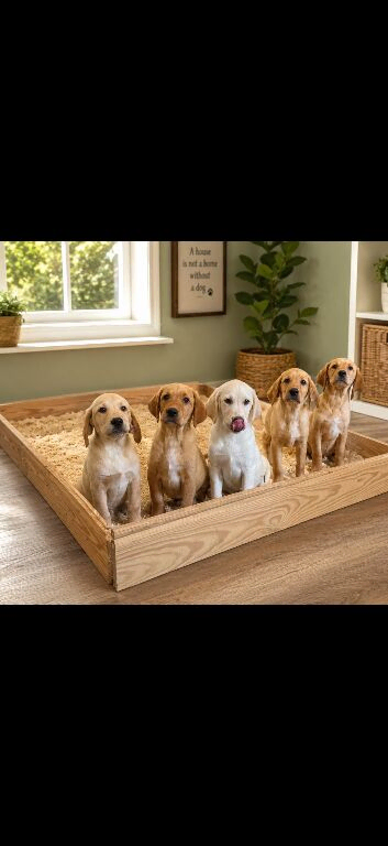 Beautiful goldador puppy&rsquo;s now ready to leave