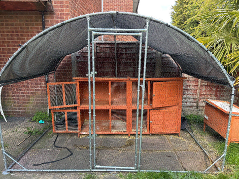 Small animal pen for rabbits chickens ducks etc