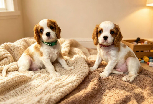READY NOW 2 boys - Cavalier puppies - KC reg parents