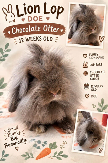 Mini lop , lion lop