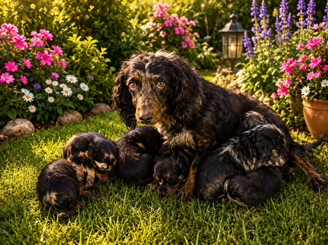 beautiful schnauzer cross puppys