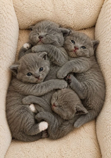 Fluffy playfull BSH kittens available