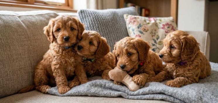 Cockapoo puppies