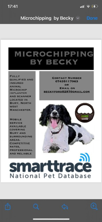 Microchipping by Becky