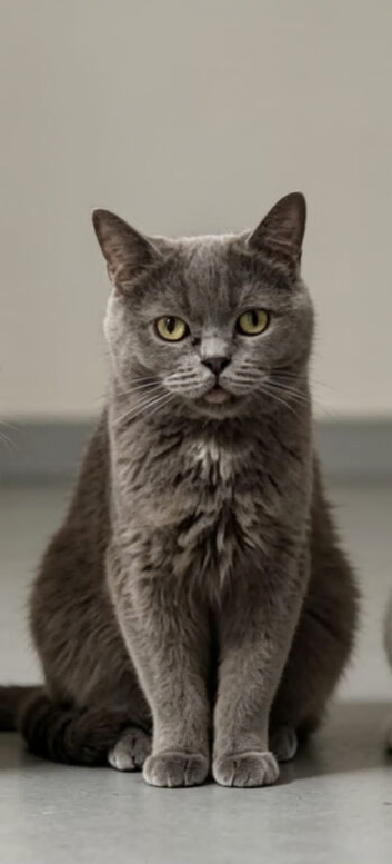 BLUE FEMALE PEDIGREE BRITISH SHORTHAIR