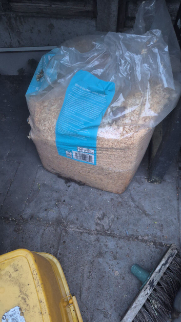 Wood shavings for free collection