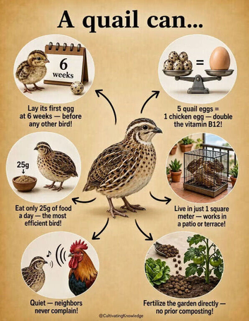 Japanese and jumbo quails and eggs