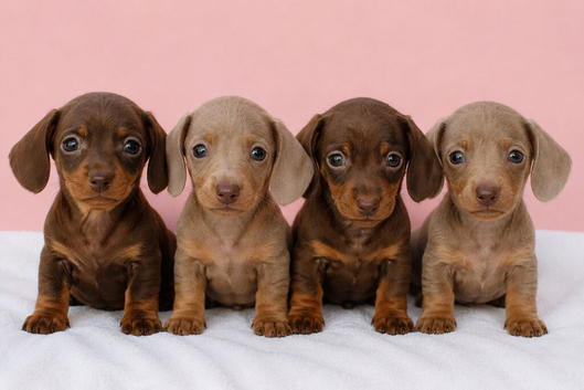 Beautiful dachshund puppies ready for their forever homes
