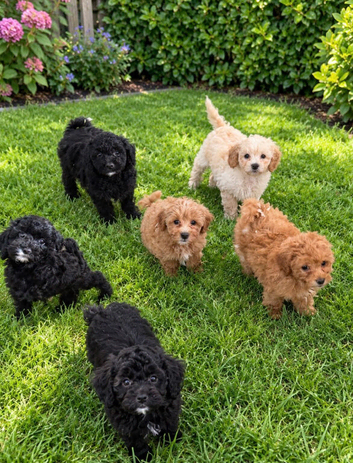 Shih-Tzu Poodle Puppies (SHI-POO F1b)