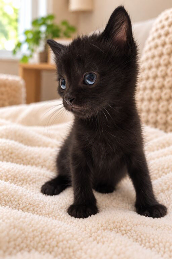 Two Adorable Black Kittens Ready for Their Forever Homes!