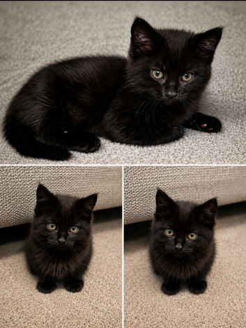 Black female kitten
