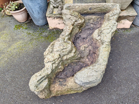 LARGE PRE- FORMED FIBERGLASS POND WATERFALL