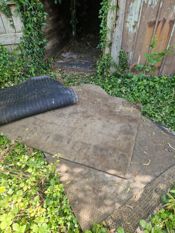 Selection of used rubber mats