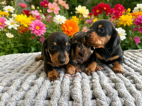 3 beautiful strong puppies