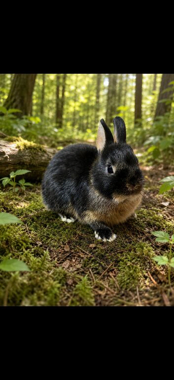 1 black otter Netherland dwarf babies for sale