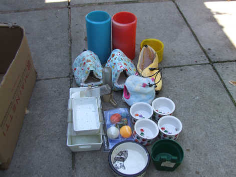 Selection exercise wheels and beds for small furrys