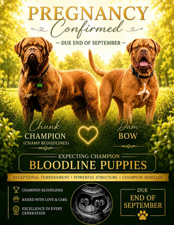 Dogue de bordeaux puppies