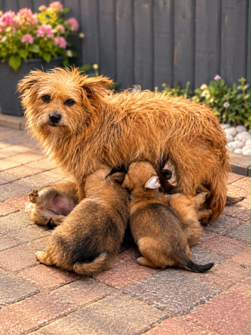 Norfolk terrier x Pomeranian 3 LEFT