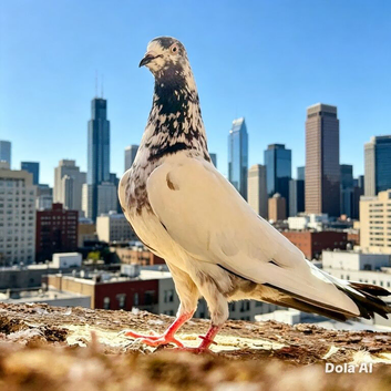 High flyer pigeon