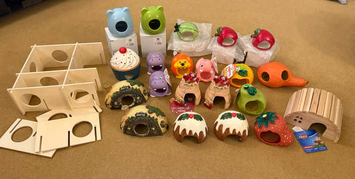 Hamster Houses / Hamster Hides - small animal hides and houses