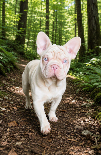 Pink velvet frenchie
