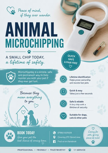 Mobile animal microchipping