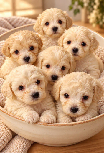 Beautiful Poochon Toy Puppies Looking for Their Forever Homes ️