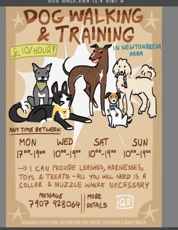 DOG WALKING AND TRAINING