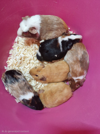 Baby male guinea pigs