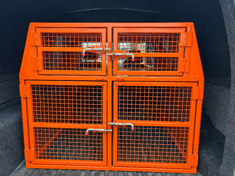 Van dog cage