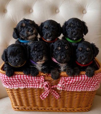 Beautiful family reared cockapoo pups