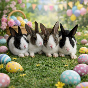 8 weeks old baby rabbits