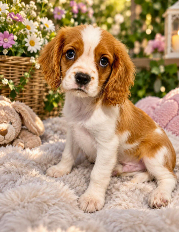 CHOCOLATE CARRIER CAVALIER PUPPY