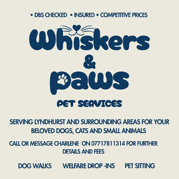 Local dog walker and pet sitter