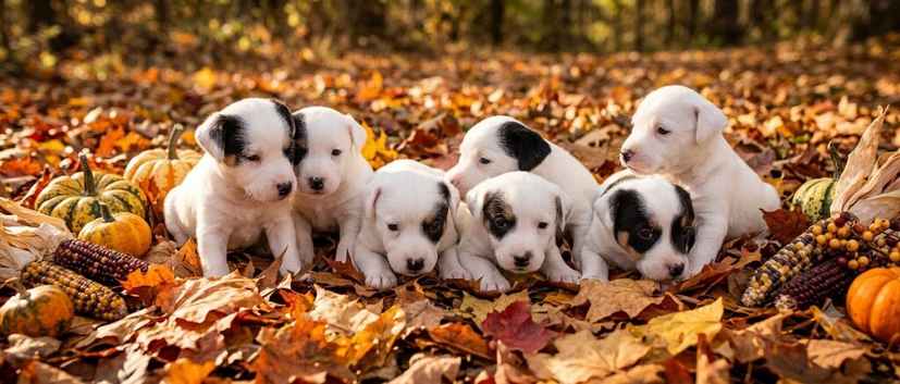 Jack Russell puppy's. Docked tails.
