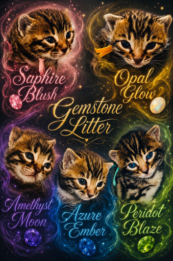 READY NOW- 5 BENGAL KITTENS