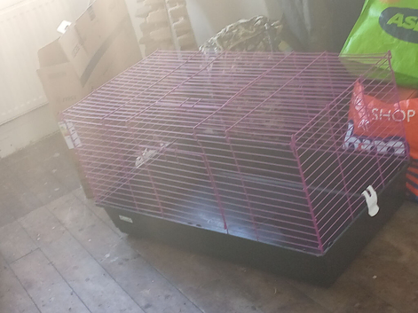 Indoor rabbit cage