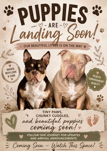 Pups due 2nd September