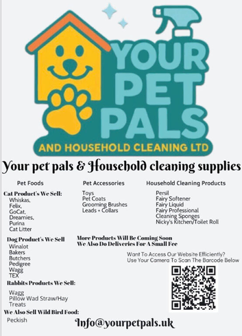 Pet food and accessories
