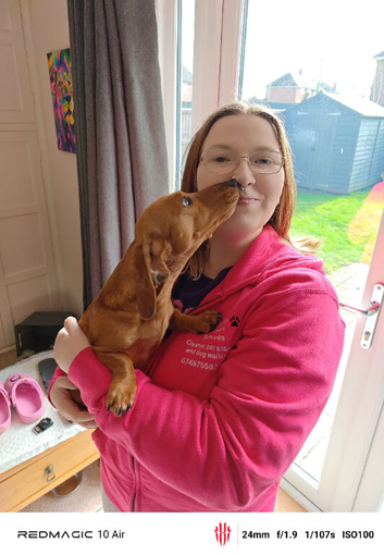 Pet sitter and dog walker
