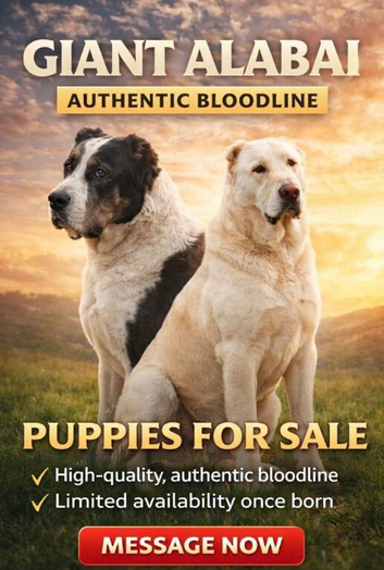 Alabai Puppies (Central Asian Shepherd)