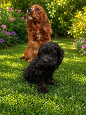 Cavapoo girl now ready for forever home