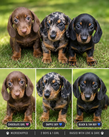 Gorgeous miniature dachshund puppies